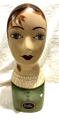 Vintage millinery plaster head - vintage,